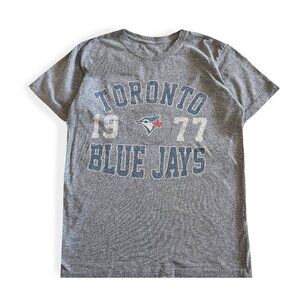 Secondhand Toronto Blue Jays, T-Shirt / 1977 Grey Bluejays Shirt (Not Vintage)